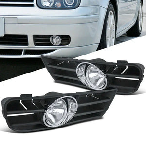 Suitable To Fit - VW Golf 4 Fog Lamps With Grille Covers Max Motorsport