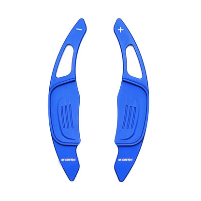 Suitable To Fit - VW Golf 7 GTI Aluminium Paddle Shift Extensions (Blue) Max Motorsport