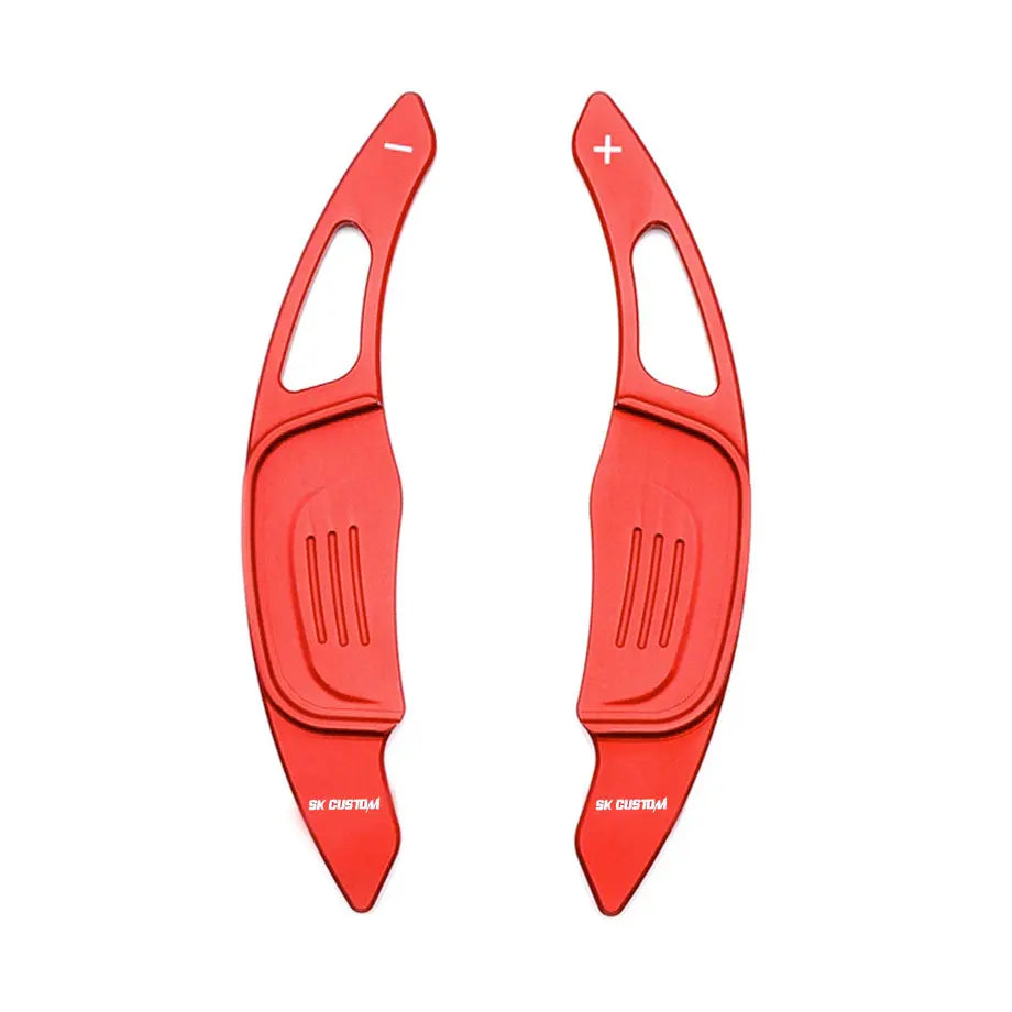 Suitable To Fit - VW Golf 7 GTI Aluminium Paddle Shift Extensions (Red) Max Motorsport