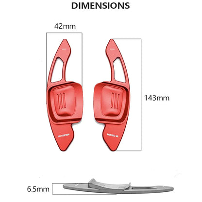 Suitable To Fit - VW Golf 8 Aluminium Paddle Shift Extensions Max Motorsport