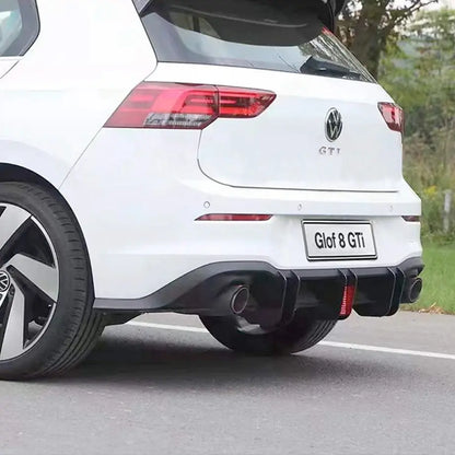 Suitable To Fit - VW Golf 8 GTI F1 Maxton Style Rear Diffuser (21-On) Max Motorsport