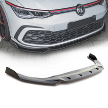 Load image into Gallery viewer, Suitable To Fit - VW Golf 8 GTI Maxton Style 1-Piece Gloss Black Front Spoiler Max Motorsport
