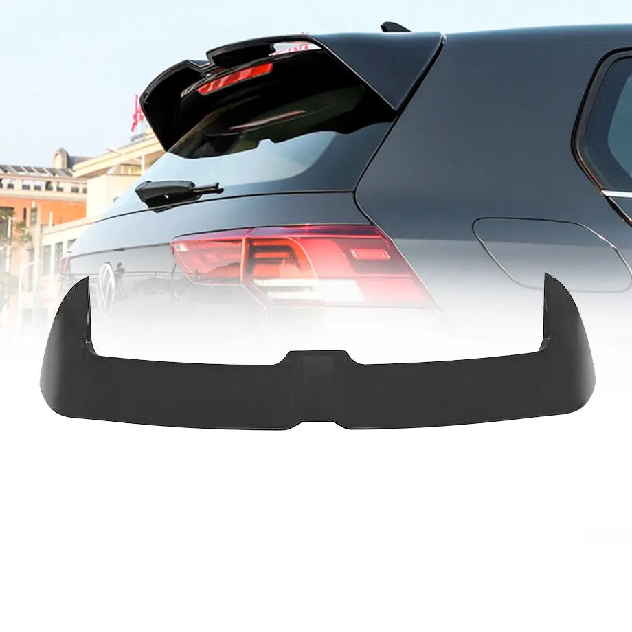 Suitable To Fit - VW Golf 8 GTI (21-On) Oettinger Style Gloss Black Plastic Roof Spoiler Max Motorsport