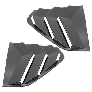 Suitable To Fit - VW Golf 8 Gloss Black Plastic Side Window Louver Max Motorsport