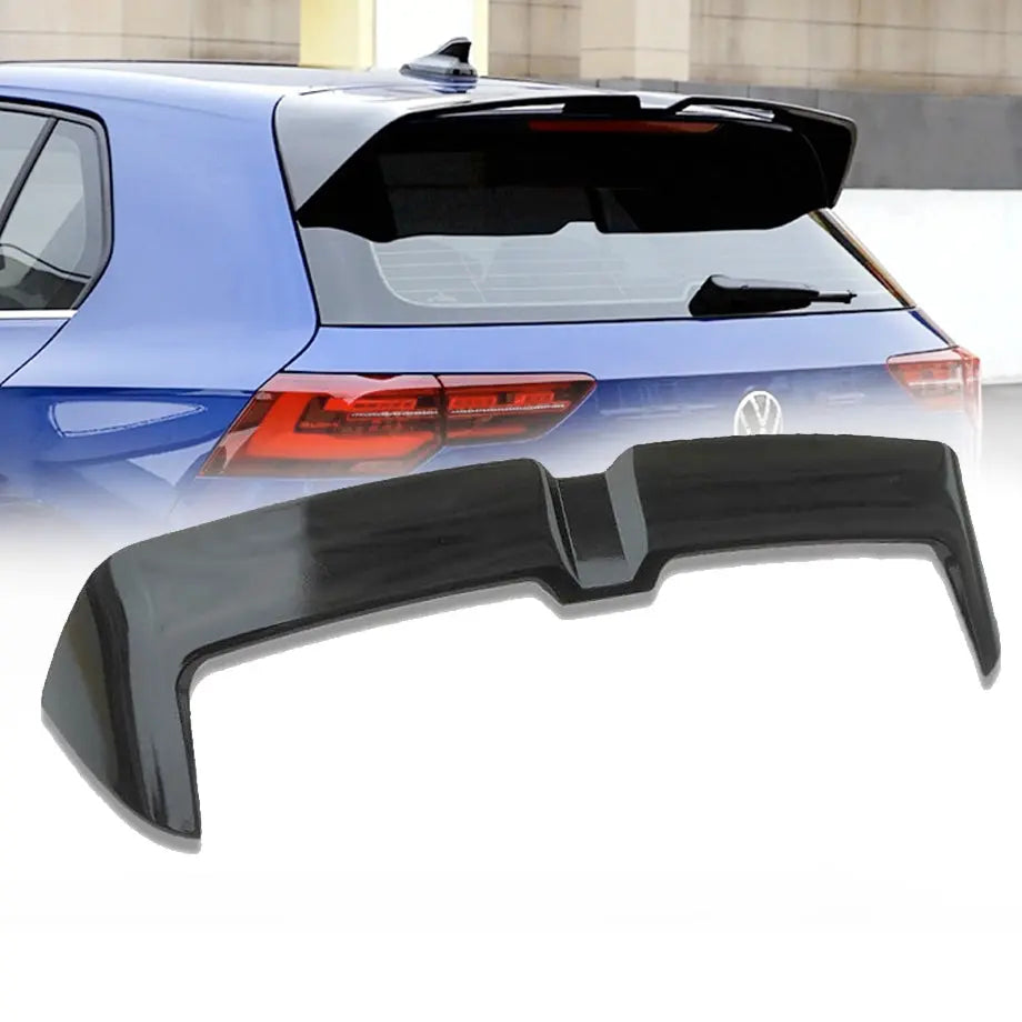 Suitable To Fit - VW Golf 8 R-Line (21-On) Oettinger Style Gloss Black Plastic Roof Spoiler Max Motorsport