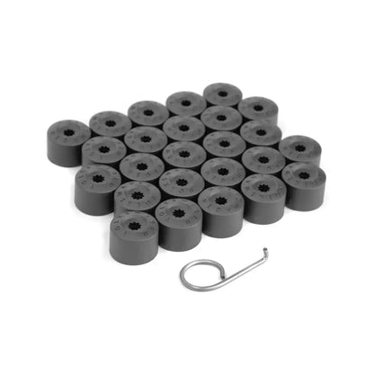 Suitable To Fit - VW Plastic Anti Theft - Wheel Nut Caps - 20 Piece maxmotorsports