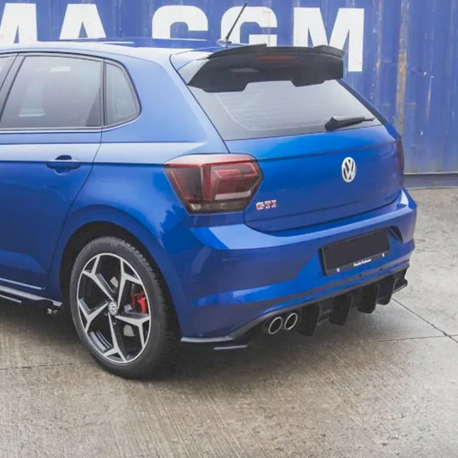 Suitable To Fit - VW Polo 8 AW GTI Maxton Style Rear Diffuser (18-22 ...
