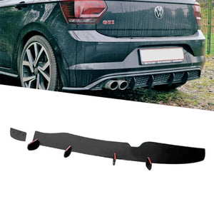 Suitable To Fit - VW Polo 8AW GTI Maxton Style Rear Diffuser (18-22) Max Motorsport