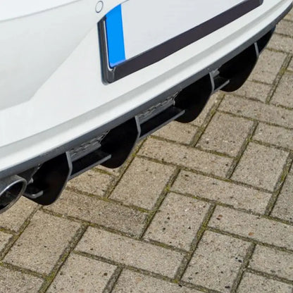 Suitable To Fit - VW Polo 8AW GTI Maxton Style Rear Diffuser (18-22) Max Motorsport