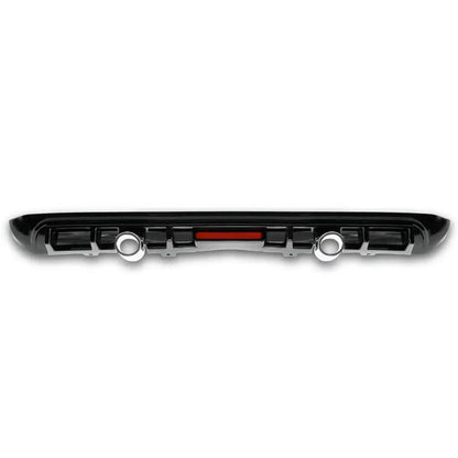 Suitable To Fit - VW Polo 9N3 / Vivo Gloss Black LED Diffuser With Dummy Exhaust Max Motorsport