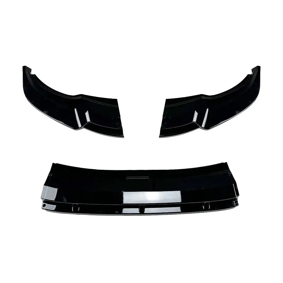 Suitable To Fit - VW Tiguan R / R-Line (21-On) Gloss Black 3-Piece Front Spoiler Max Motorsport