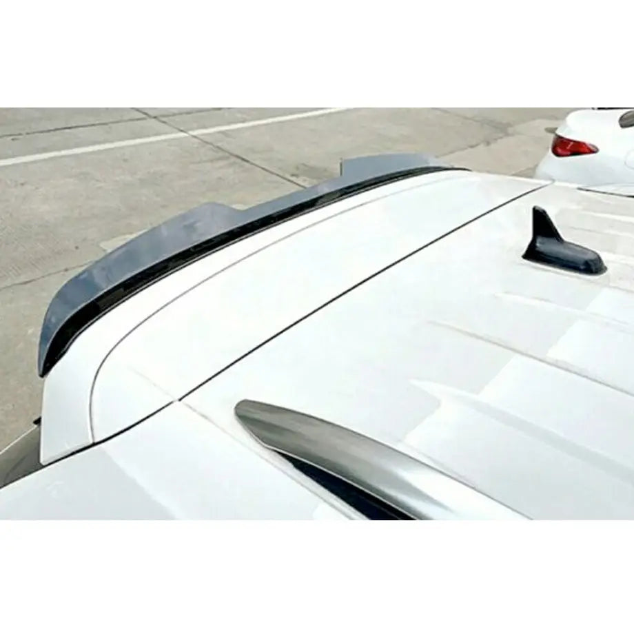 Suitable To Fit - VW Tiguan R / R-Line (21-On) Maxton Style Gloss Black Roof Spoiler Extension Max Motorsport