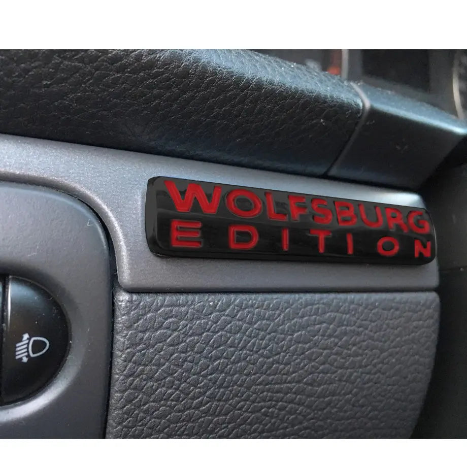 Suitable To Fit - Wolfsburg Edition Stick On Metal Badge Max Motorsport