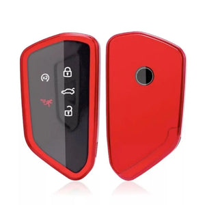 Suitable To Fit- VW Golf 8 Soft Shell Key Case Cover - Red Max Motorsport