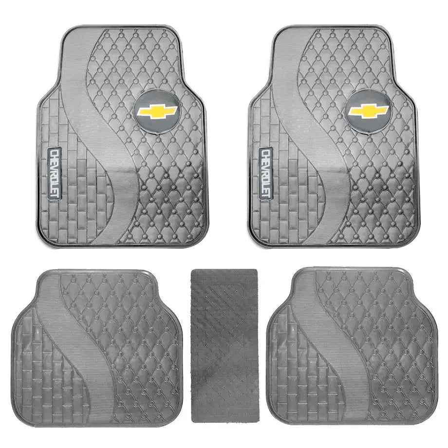 Suitable To Fit - Chevrolet 5-Piece Rubber Car Mats Max Motorsport