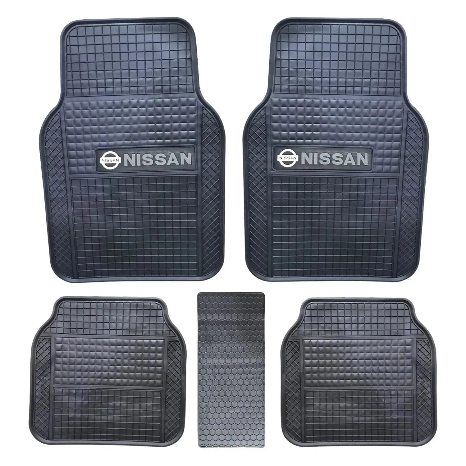 Suitable To Fit - GWM 5-Piece Rubber Car Mats (Grey) Max Motorsport