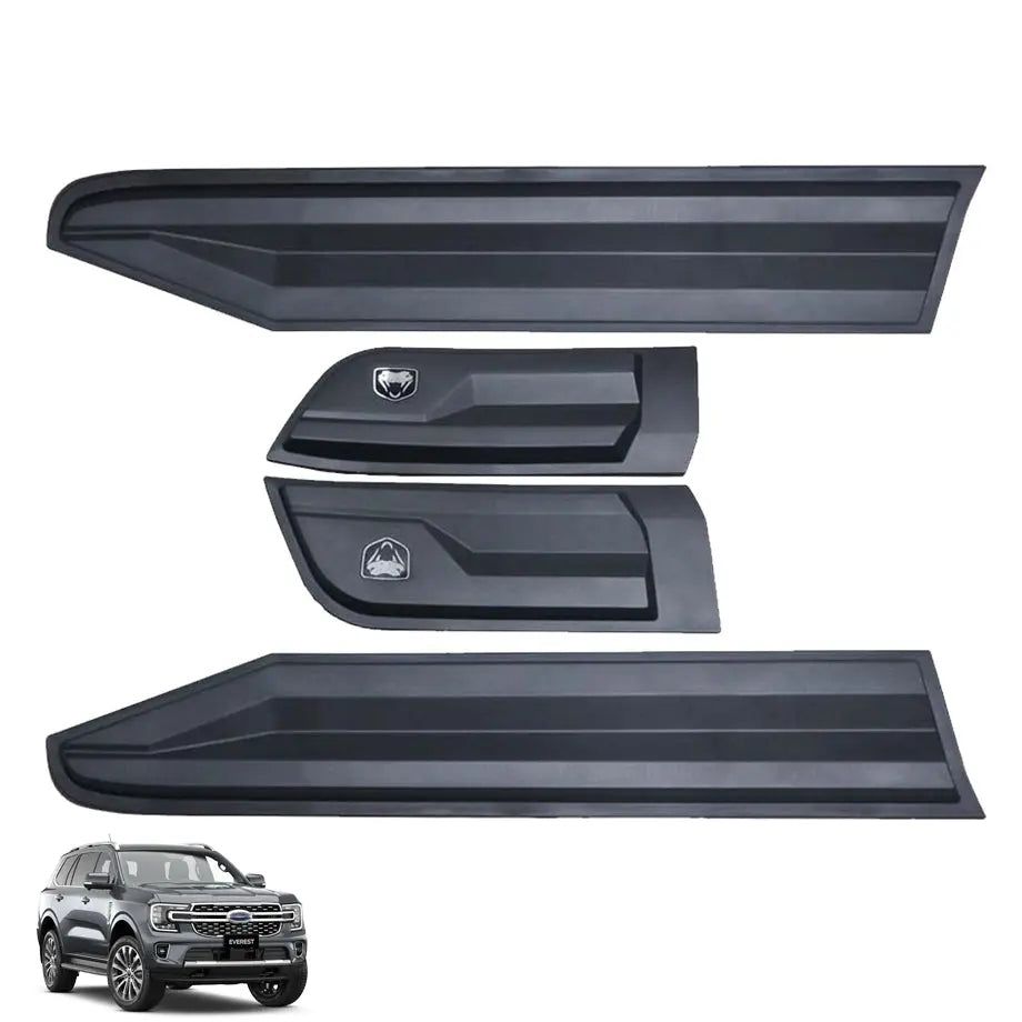 Suitable To Fit - Next Gen Everest (22-On) Smooth Plastic Door Moulding Max Motorsport