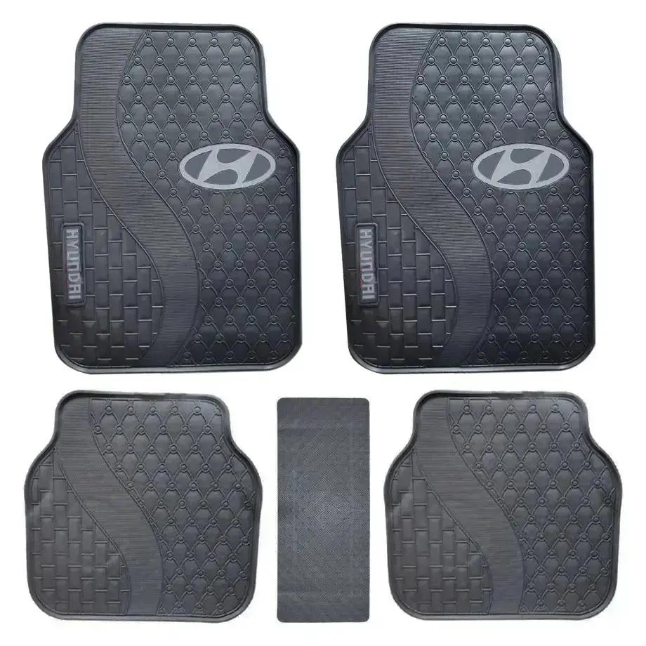 Suitable To Fit - Nissan 5-Piece Rubber Car Mats (Grey) Max Motorsport