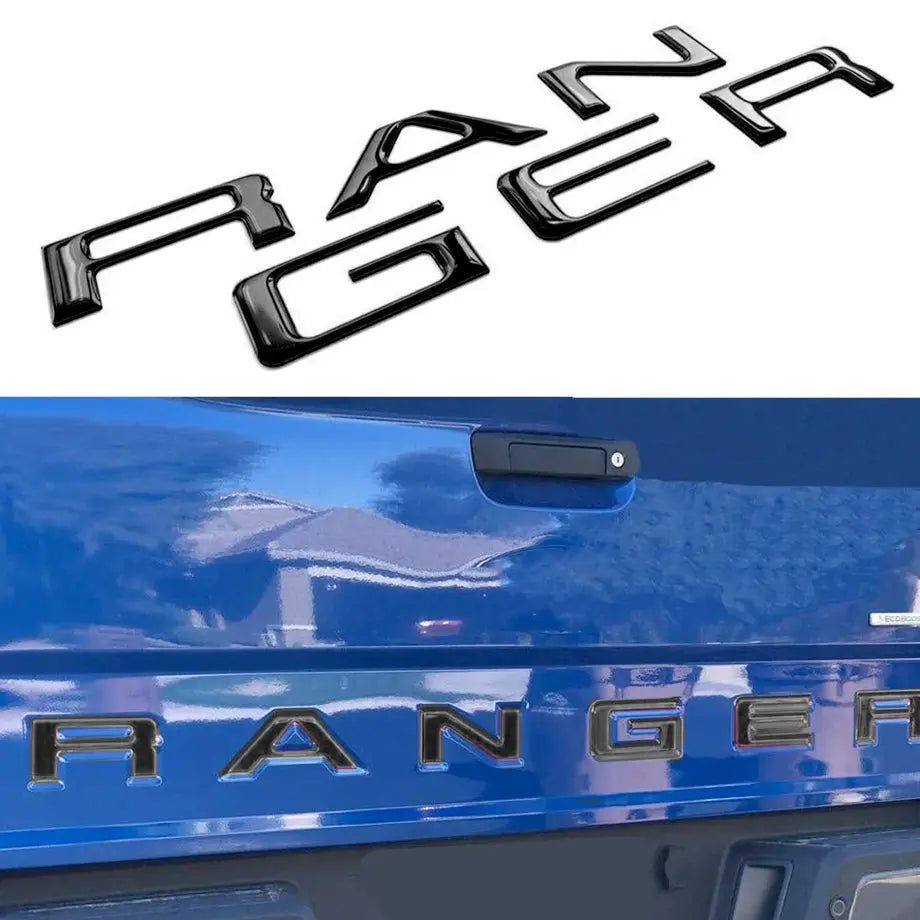 Suitable To Fit - Ranger Next Gen 3D Raised Tailgate Lettering Badge K ...