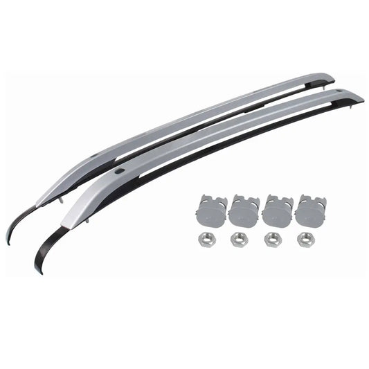 Suitable To Fit - Ranger Next Gen (22-On) Double-Cab Bolt-On Roof Racks (Silver) Max Motorsport