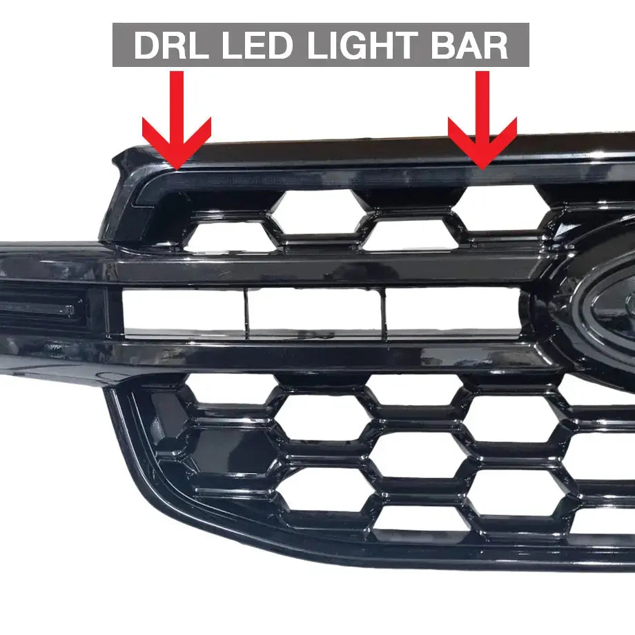 Suitable To Fit - Ranger Next Gen (22-On) Dual-Function DRL LED Upgrade Grille Max Motorsport