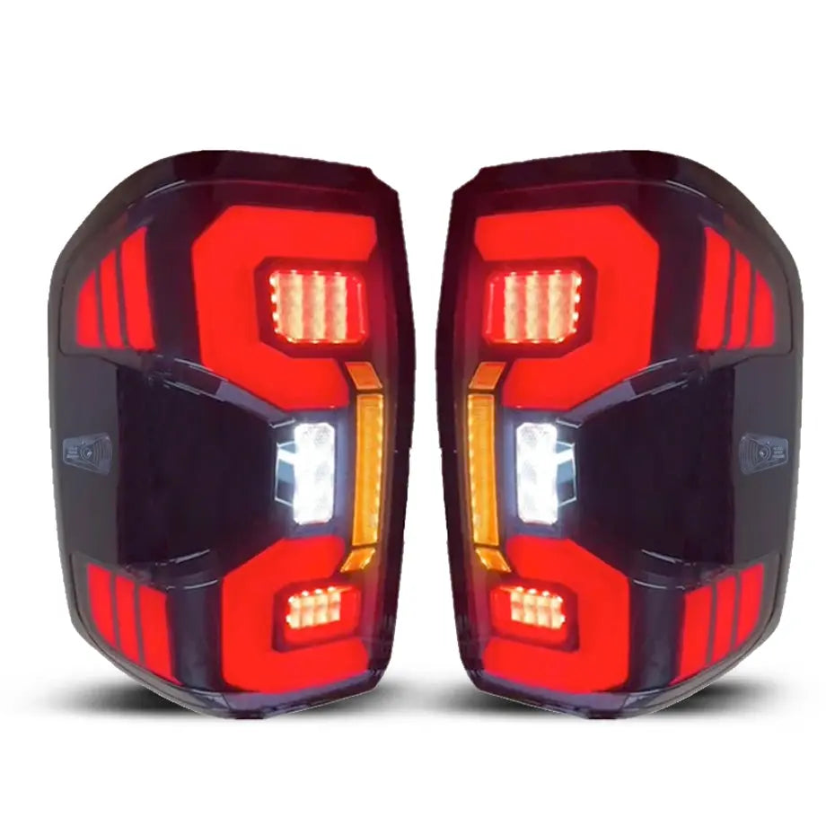 Suitable To Fit - Ranger Next Gen (22-On) Smoked Black 3D Bar Style LED Tailights Max Motorsport