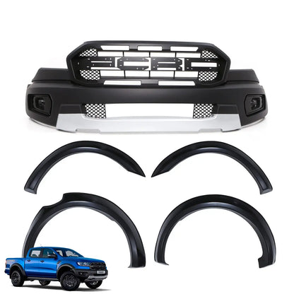 Suitable To Fit - Ranger T7 (16-19) Raptor Conversion Body Kit Max Motorsport
