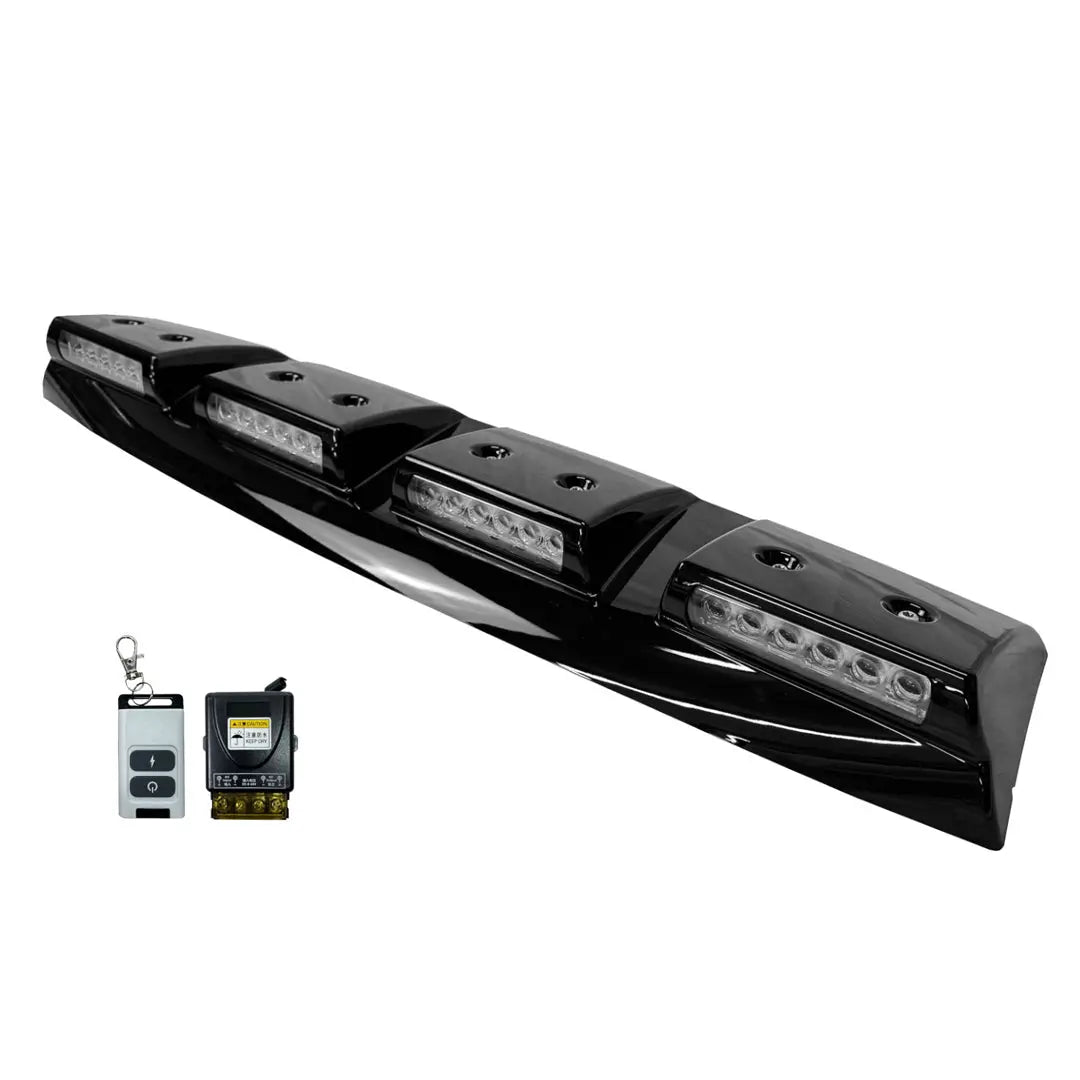 Suitable To Fit - Ranger T9 Next Gen (22-On) Gloos Black 4-Pod Roof Light Max Motorsport