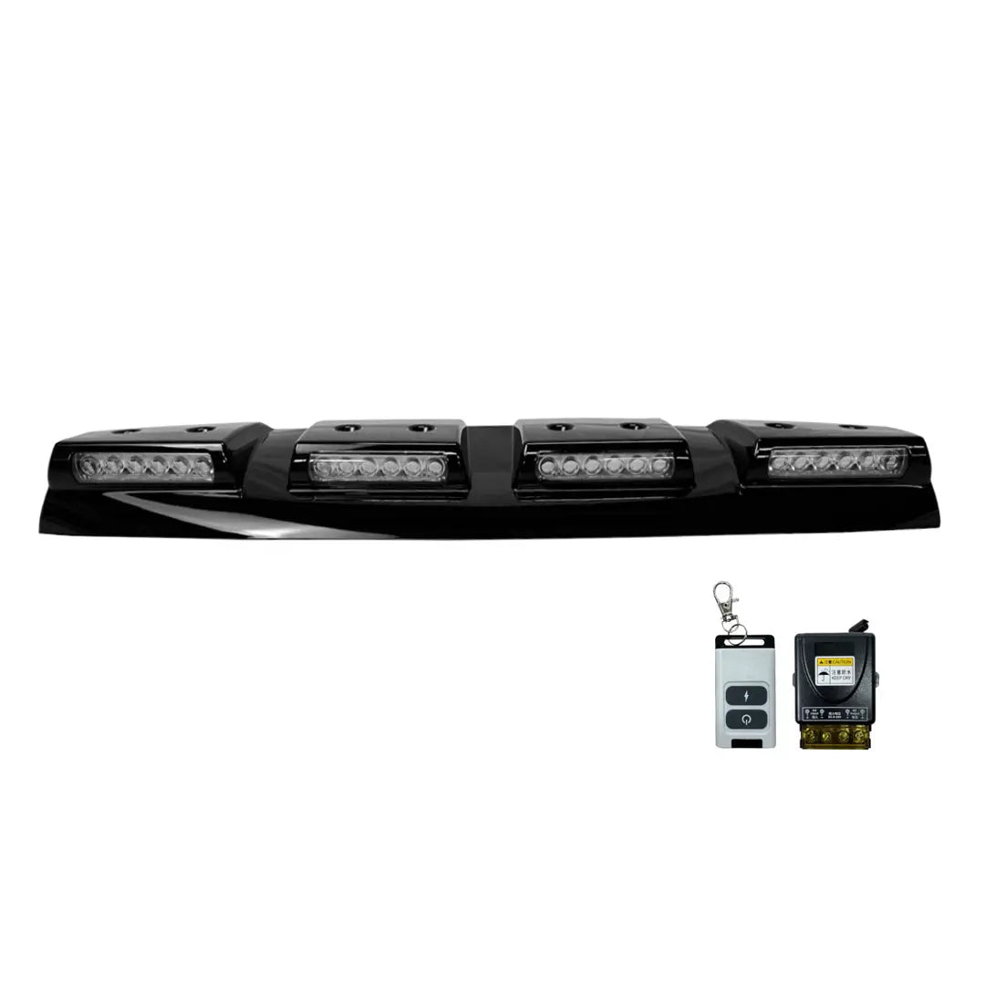 Suitable To Fit - Ranger T9 Next Gen (22-On) Gloos Black 4-Pod Roof Light Max Motorsport