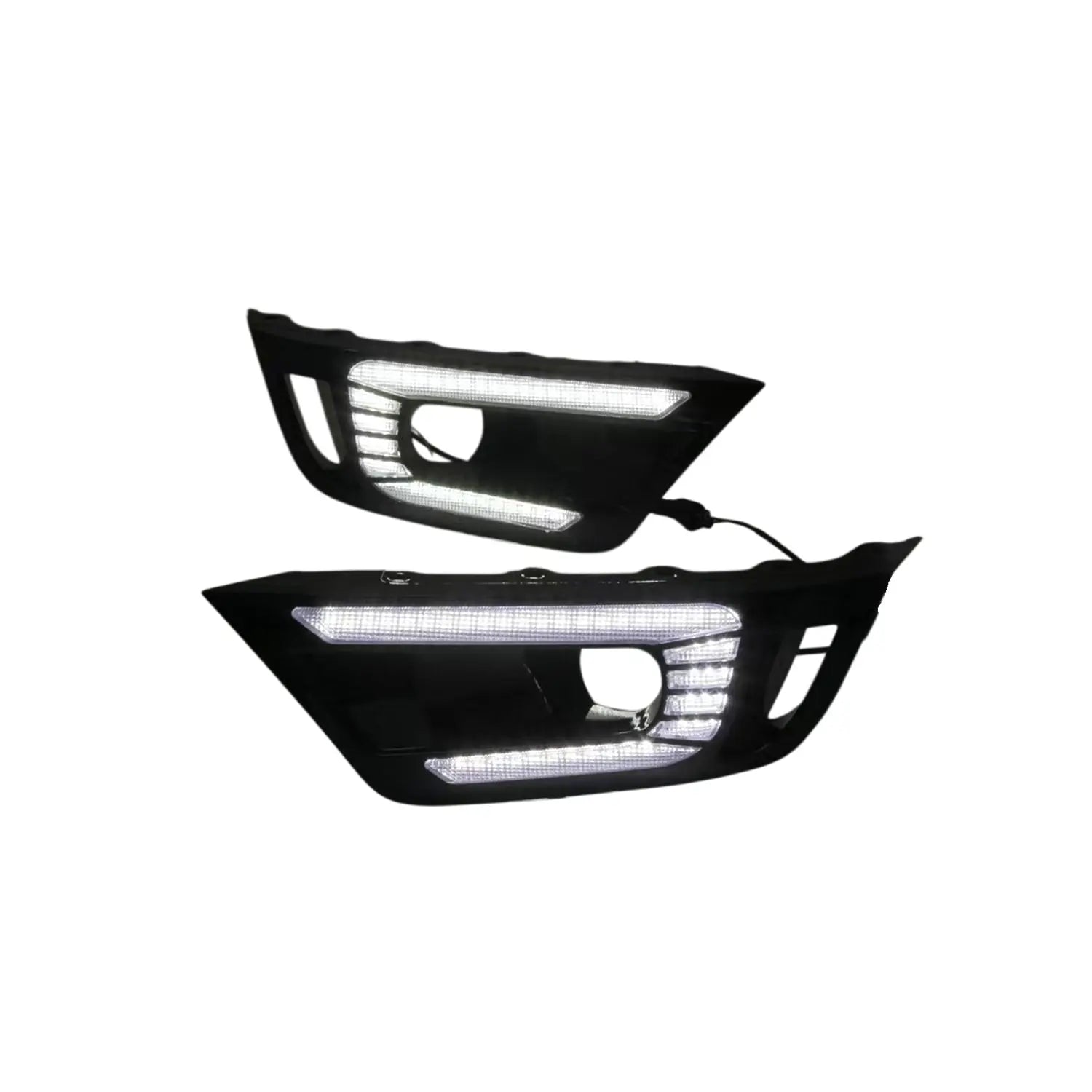 Suitable To Fit - Raptor DRL LED Fog Light Surrounds Max Motorsport
