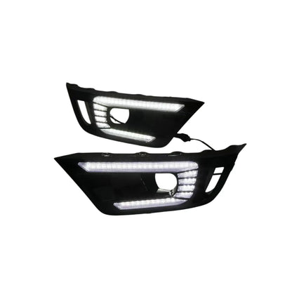 Suitable To Fit - Raptor DRL LED Fog Light Surrounds Max Motorsport