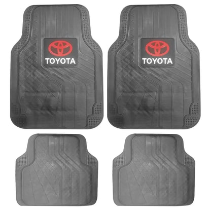 Suitable To Fit - Toyota 4-Piece Rubber Car Mats Max Motorsport