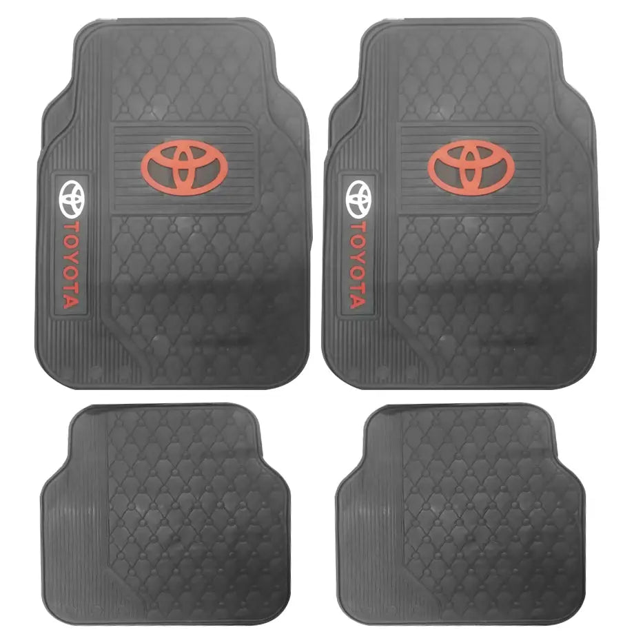 Suitable To Fit Toyota 4 Piece Rubber Car Mats Max Motorsport