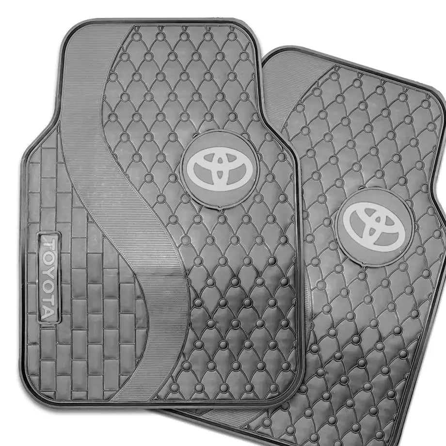 Suitable To Fit - Toyota 5-Piece Rubber Car Mats (Grey) Max Motorsport