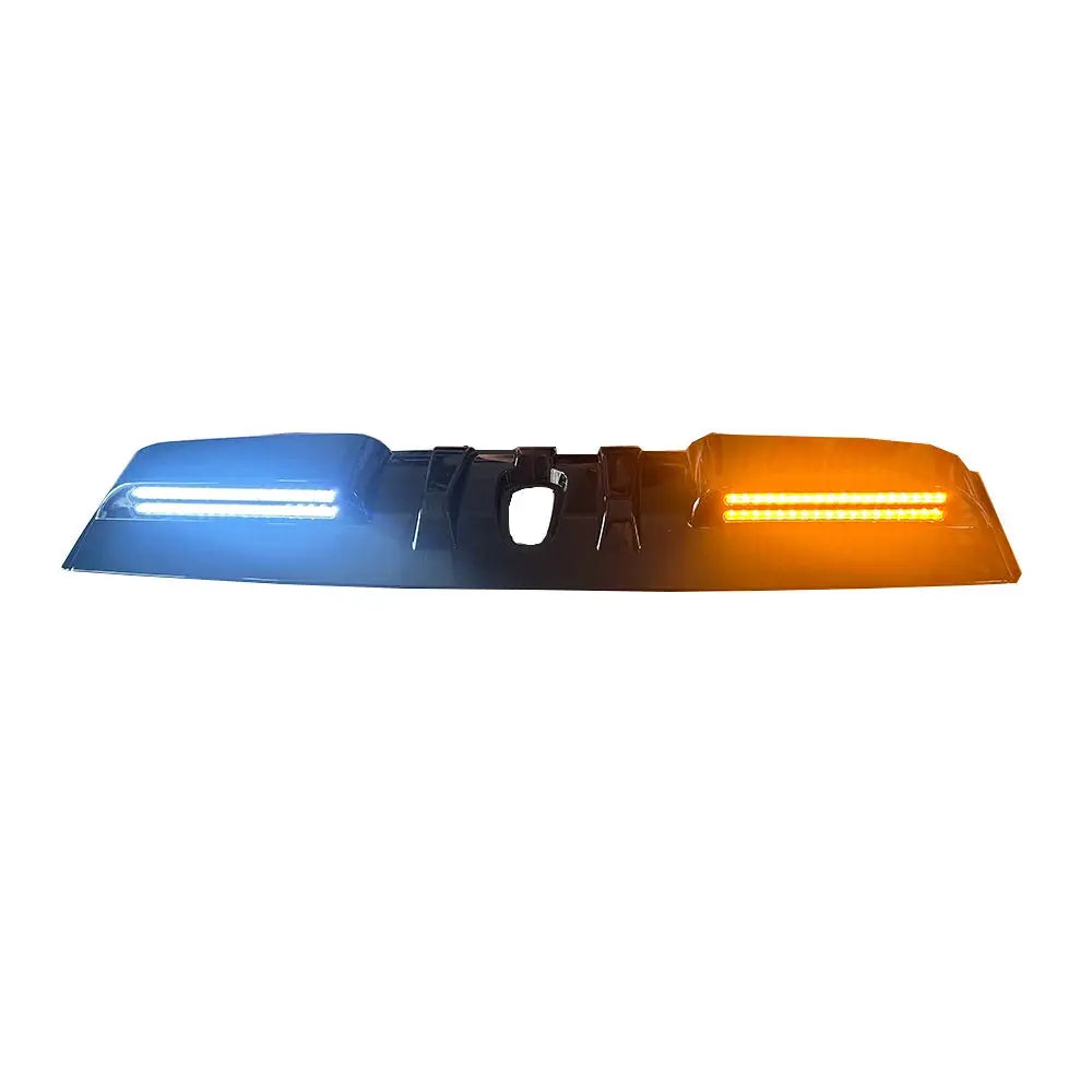 Suitable To Fit - Toyota Hilux (15-On) Gloss Black Dual Function DRL LED Roof Spoiler Light Max Motorsport