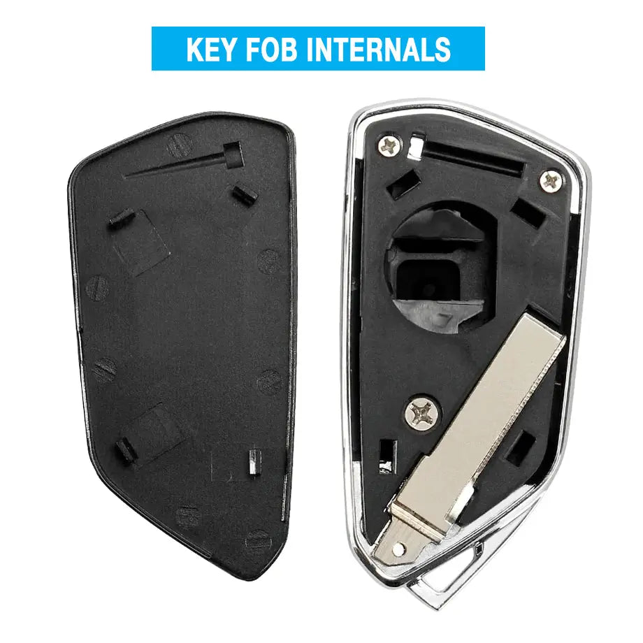 Suitable To Fit - VW 3-Button Keyless Entry Golf 8 Style Conversion Key Kit Max Motorsport