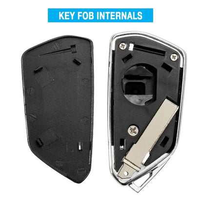 Suitable To Fit - VW 3-Button Keyless Entry Golf 8 Style Conversion Key Kit Max Motorsport