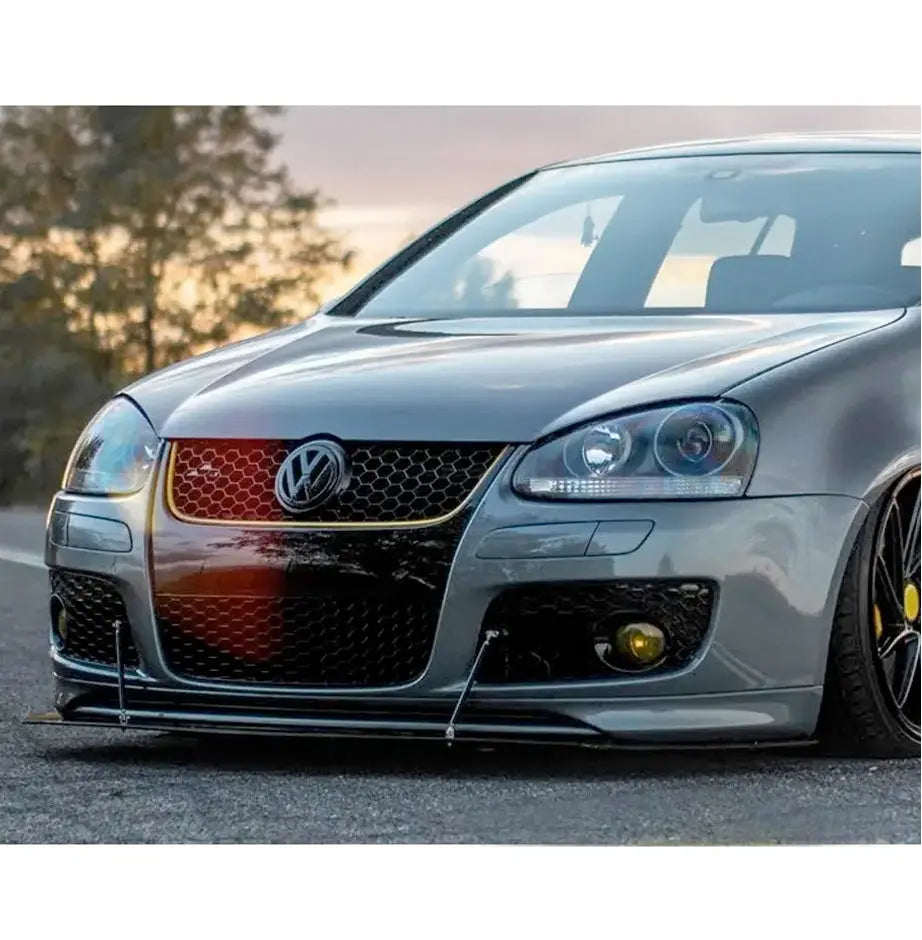 Suitable To Fit - VW Golf 5  Gloss Black Stick On Emblem Badge (Pair) maxmotorsports