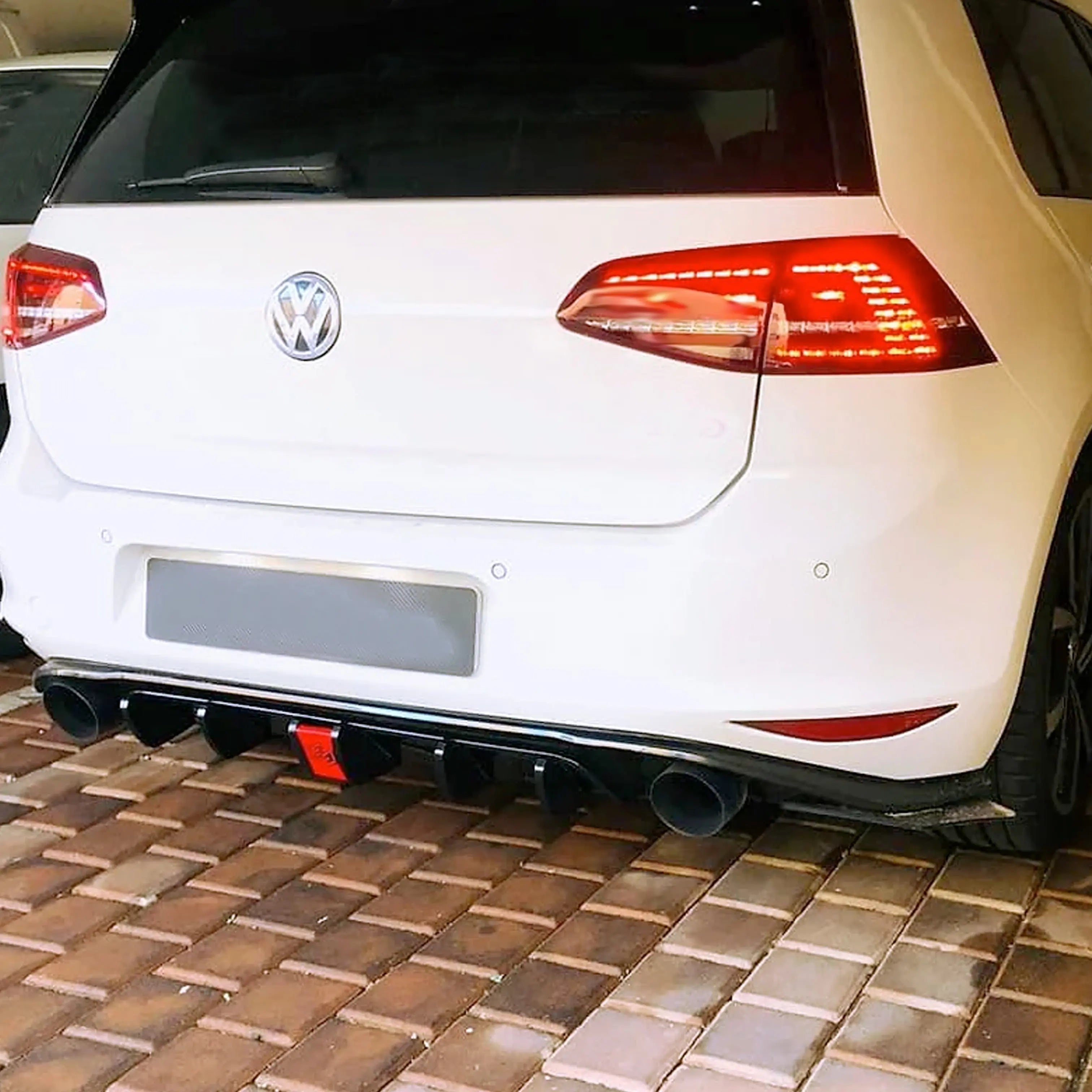 Vw Golf Rear Diffuser Suitable To Fit - VW Golf 7 GTI F1 Style Gloss Black Diffuser – Max ...