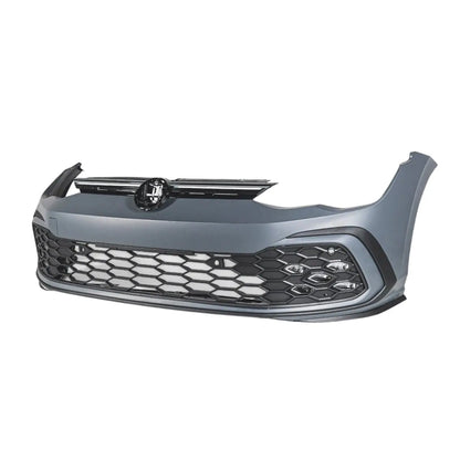 Suitable To Fit - VW Golf 8 GTI Style Plastic Front Bumper Upgrade Max Motorsport