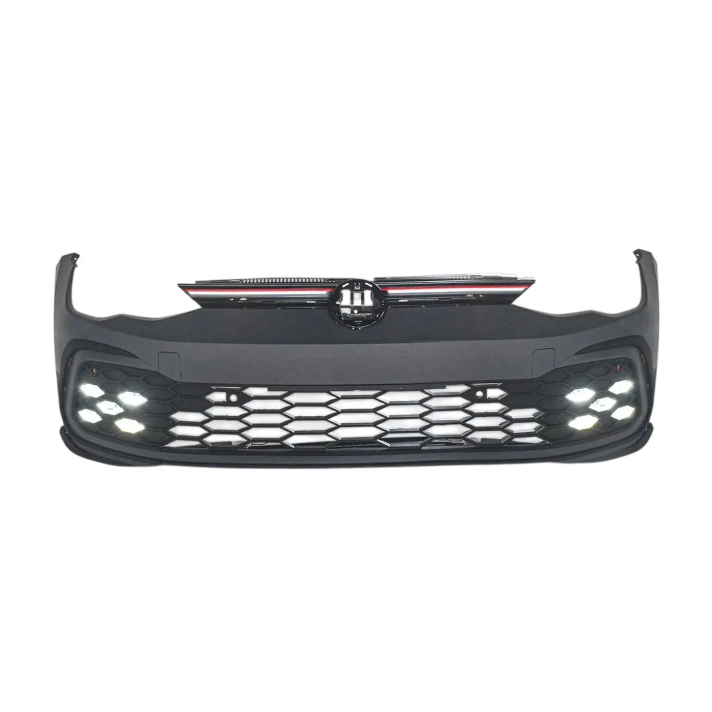 Suitable To Fit - VW Golf 8 GTI Style Plastic Front Bumper Upgrade Max Motorsport