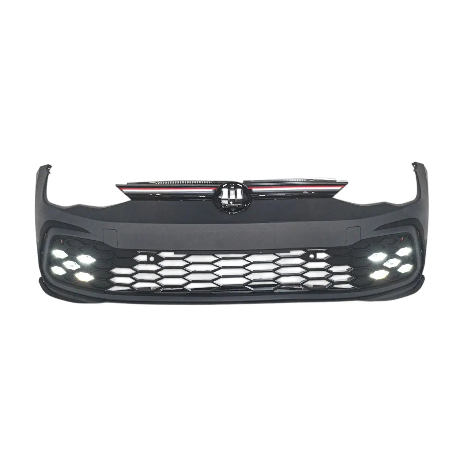 Suitable To Fit - VW Golf 8 GTI Style Plastic Front Bumper Upgrade Max Motorsport
