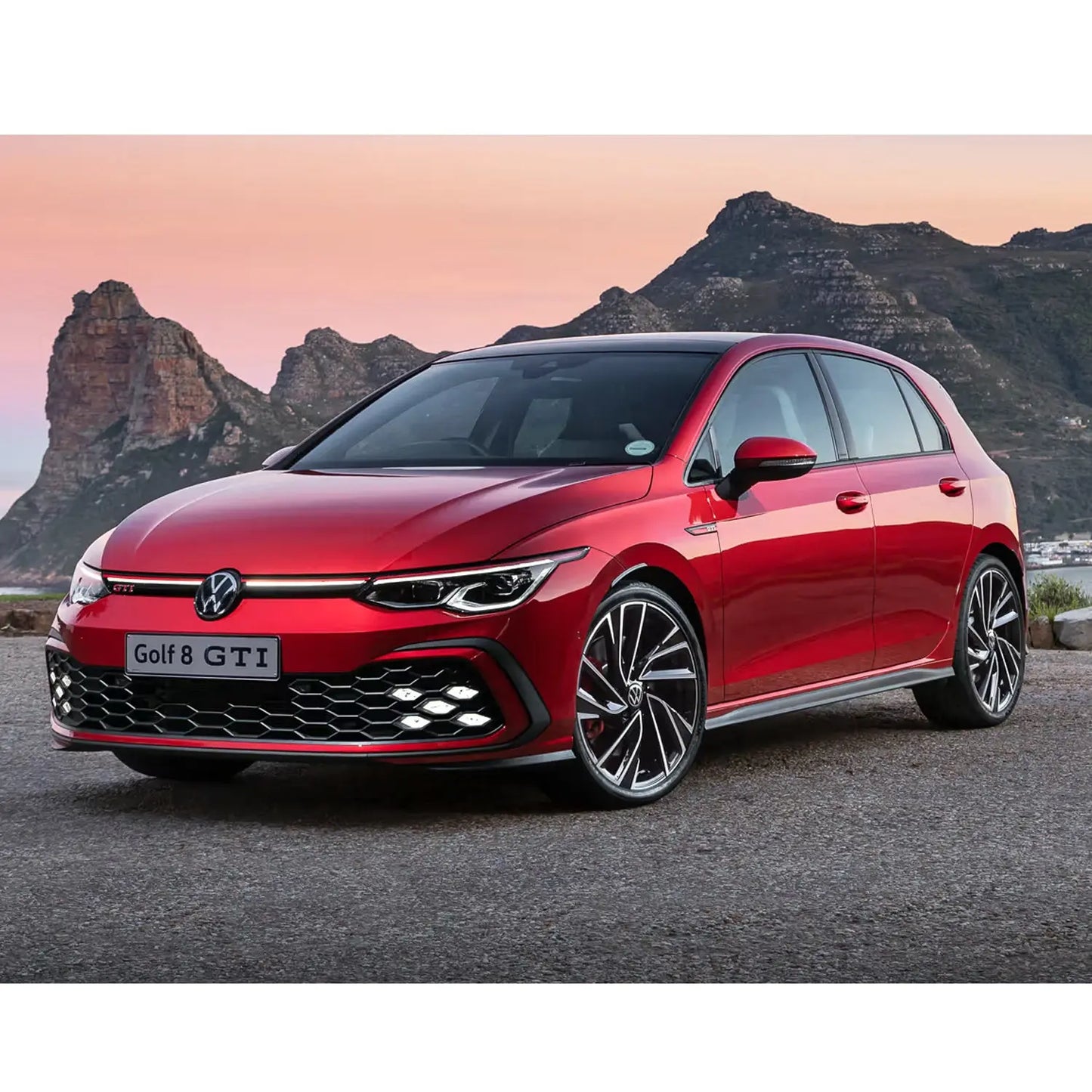 Suitable To Fit - VW Golf 8 GTI Style Plastic Front Bumper Upgrade Max Motorsport
