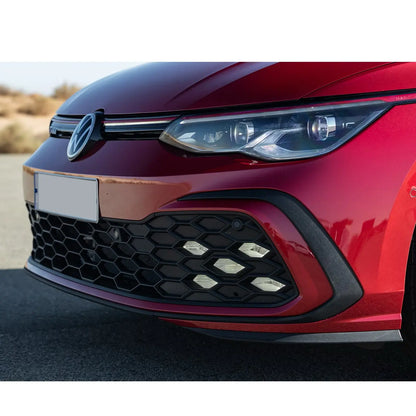 Suitable To Fit - VW Golf 8 GTI Style Plastic Front Bumper Upgrade Max Motorsport