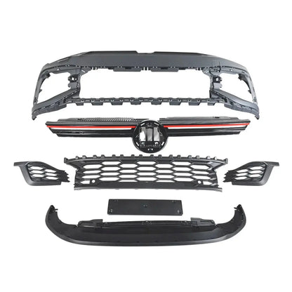 Suitable To Fit - VW Golf 8 Gti Style Plastic Front Bumper Upgrade Max Motorsport