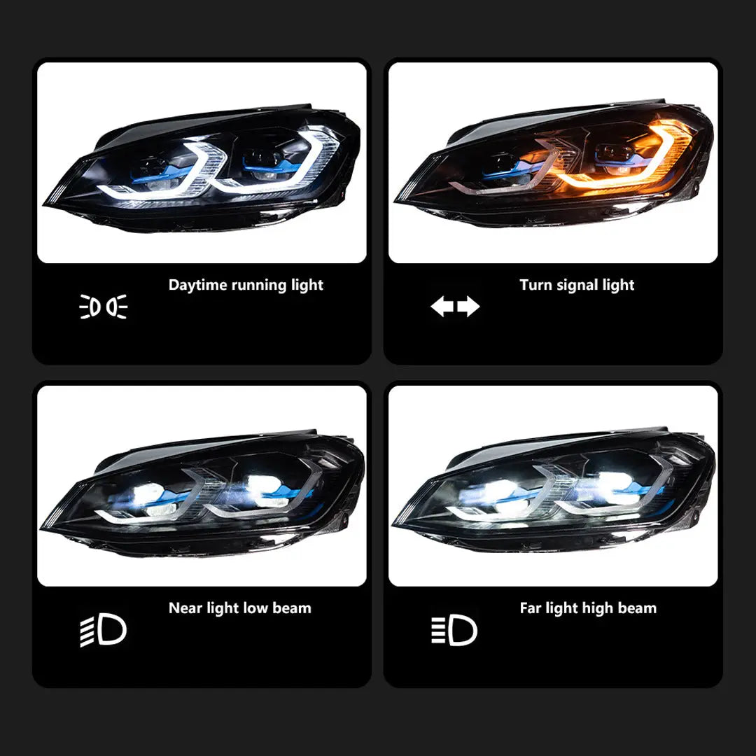 Suitable To Fit - VW Golf MK7 - BM G80 Style Upgrade Headlight Max Motorsport