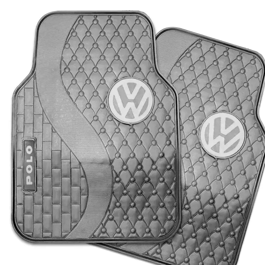 Suitable To Fit - VW Polo 5-Piece Rubber Car Mats (Grey) Max Motorsport