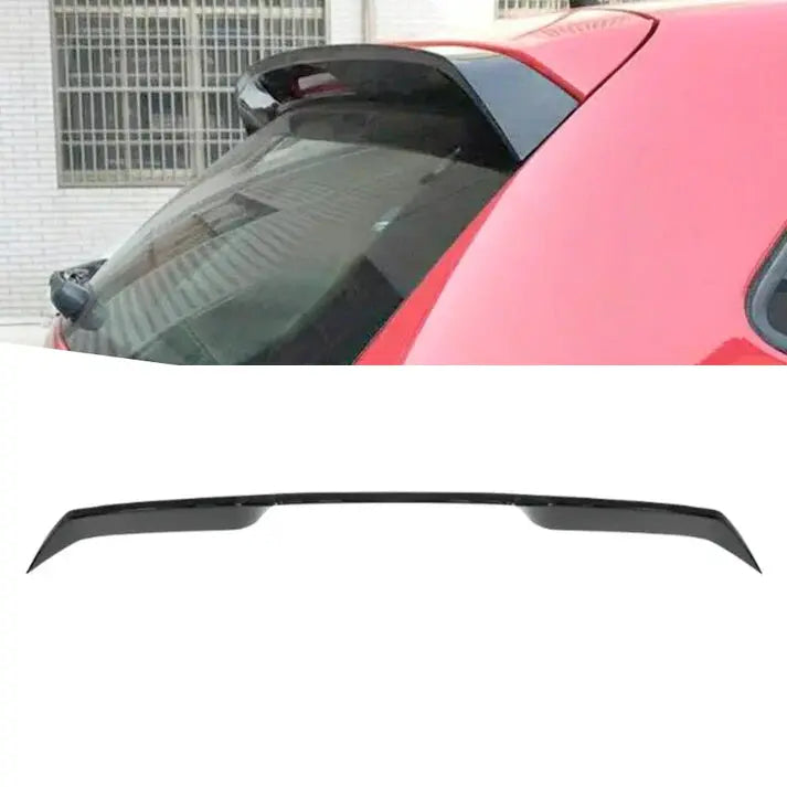 Suitable To Fit - VW Polo 6C GTI Style Gloss Black Roof Spoiler Extension Max Motorsport