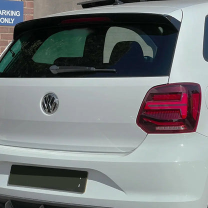 Suitable To Fit - VW Polo 6C GTI Style Gloss Black Roof Spoiler Extension Max Motorsport