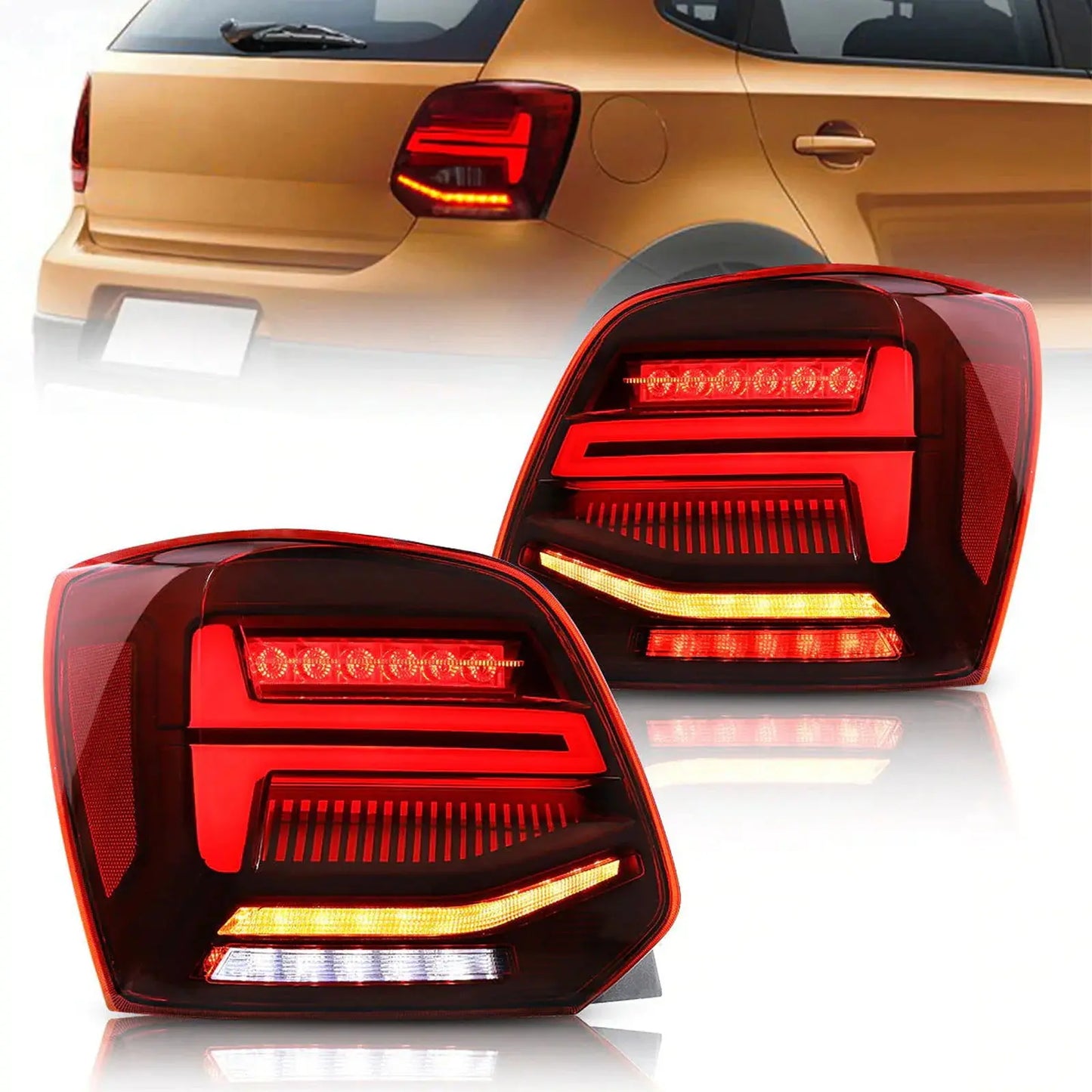 Suitable To Fit - VW Polo 6R LED Sequential Taillight Max Motorsport